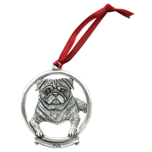 Pug Ornament Heritage Metalworks, Inc.
