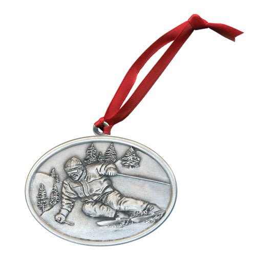 Skier Ornament