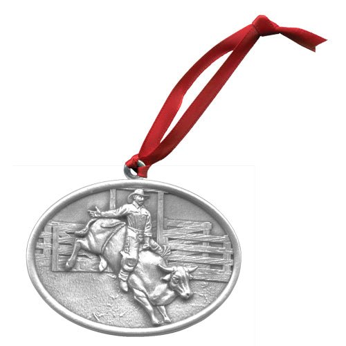 Bull Rider Ornament