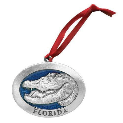 Alligator W/ Florida Ornament