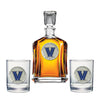 Villanova University Capitol Decanter with 2 Glasses