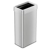 21 Gallon / 80 Liter Composite Rectangular Open Top Kitchen Trash Can with Dual AbsorbX