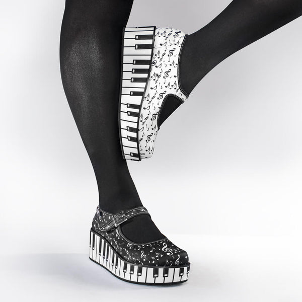 Chocolaticas® Thank You Music Women's Mary Jane Platform