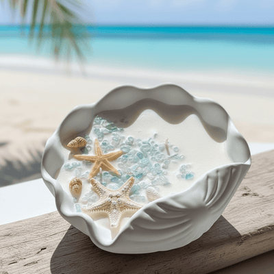 Ocean's Whisper Candle | Coastal Soy Wax