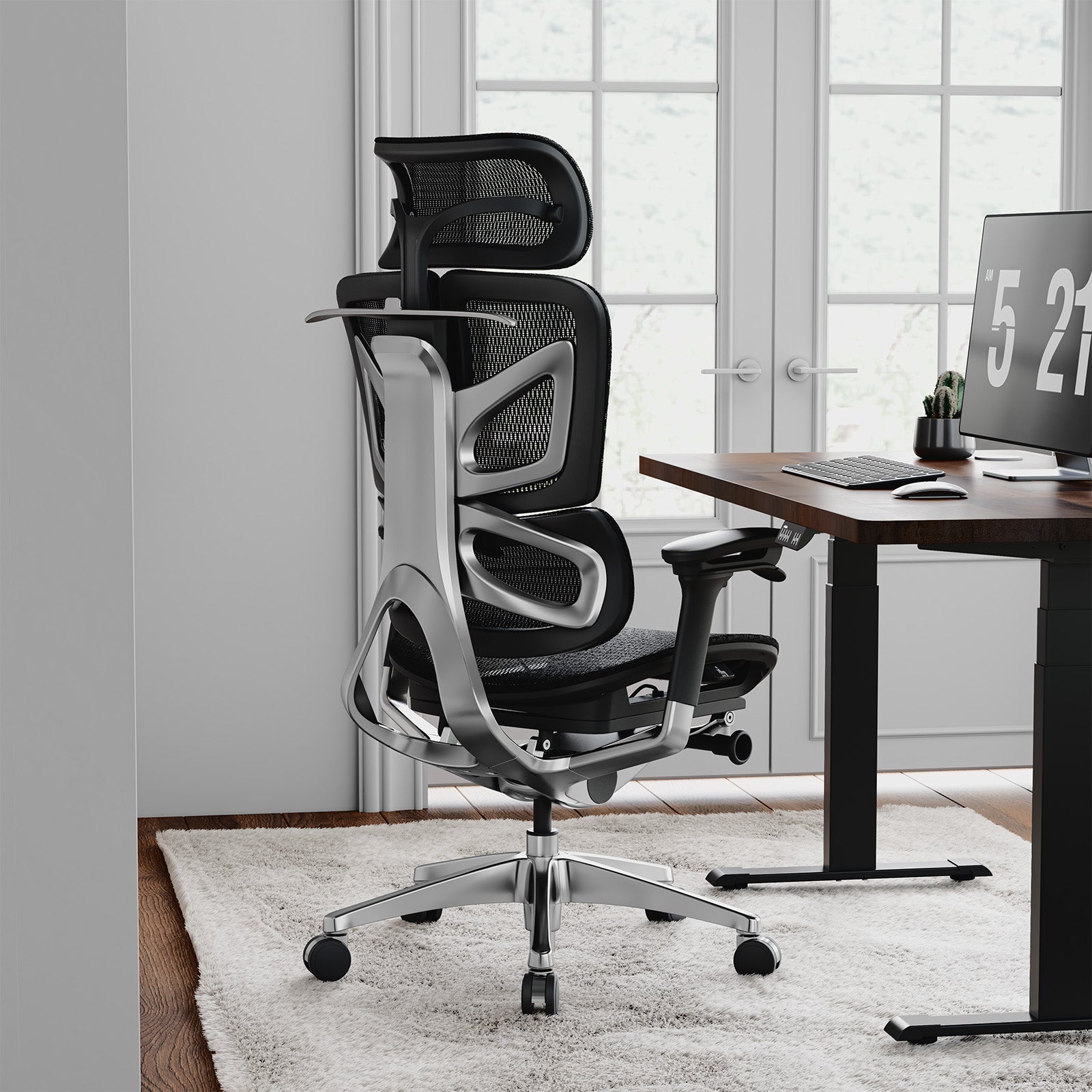 OdinLake O3 (Ergo BUTTERFLY 753) | WireControl™ Embedded Armrests Ergonomic Chair