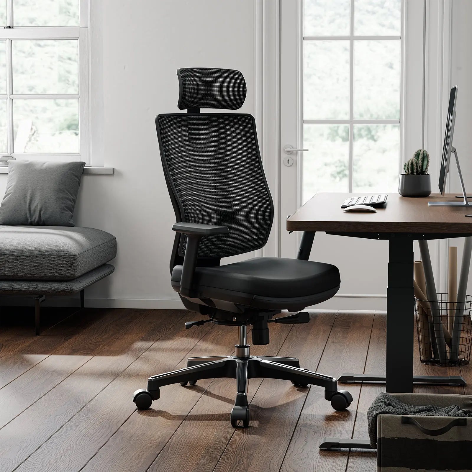 OdinLake L2 (Ergo PRO 633) | Ergonomic Office Chair(Built-in Footrest)