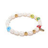 Smiley Face Pearl Bracelet