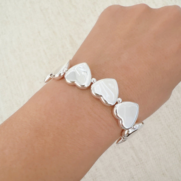 Oh Lovely Hearts Stretch Bracelet
