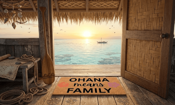 Ohana Means Family Coir Mat