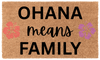 Ohana Means Family Coir Mat