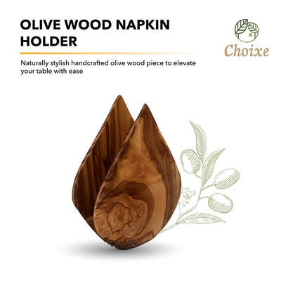 Olive Wood Napkin Holder