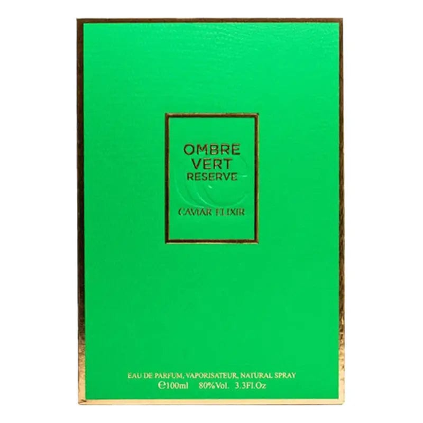 Ombre Vert Reserve By Caviar Elixir For Men 3.3oz EDP Spray