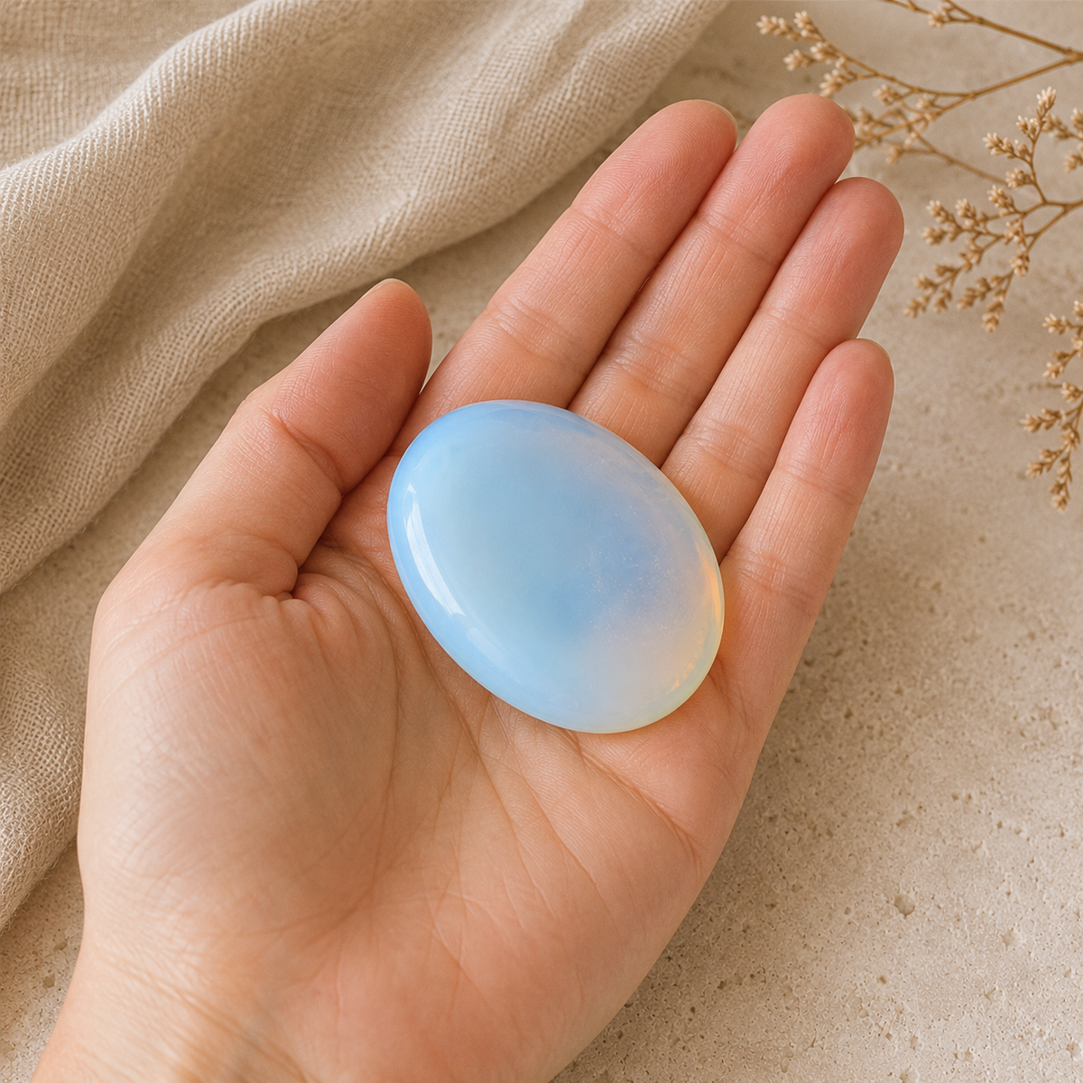 Opal Pocket Stones (happiness and Emotional Stability)