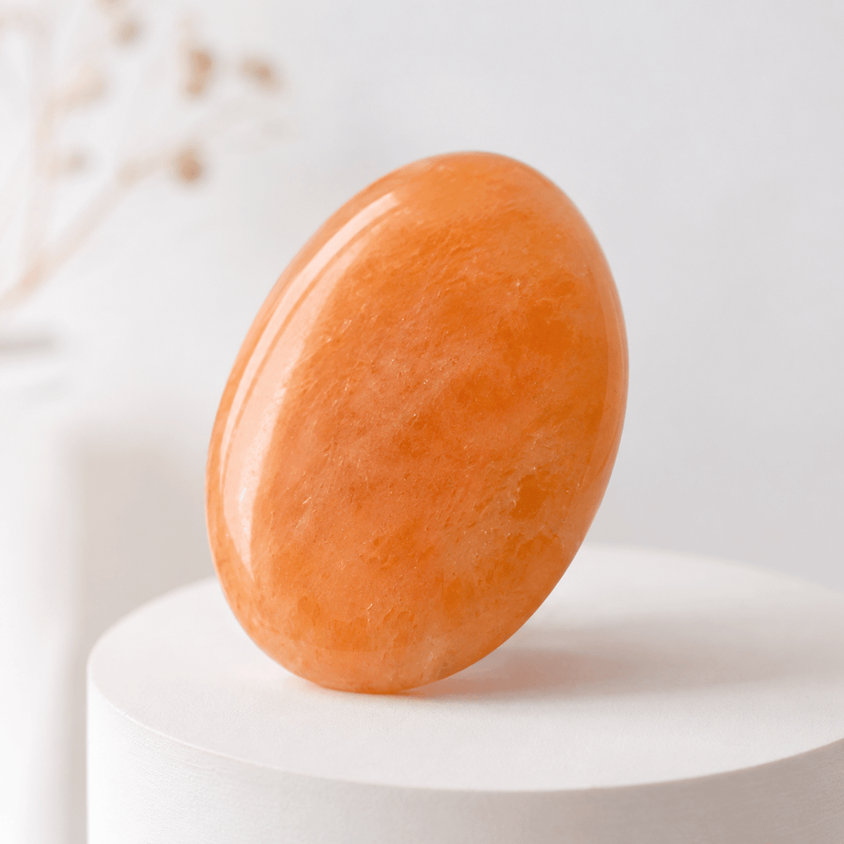 Orange Aventurine Pocket Stones (Longevity and Strength)