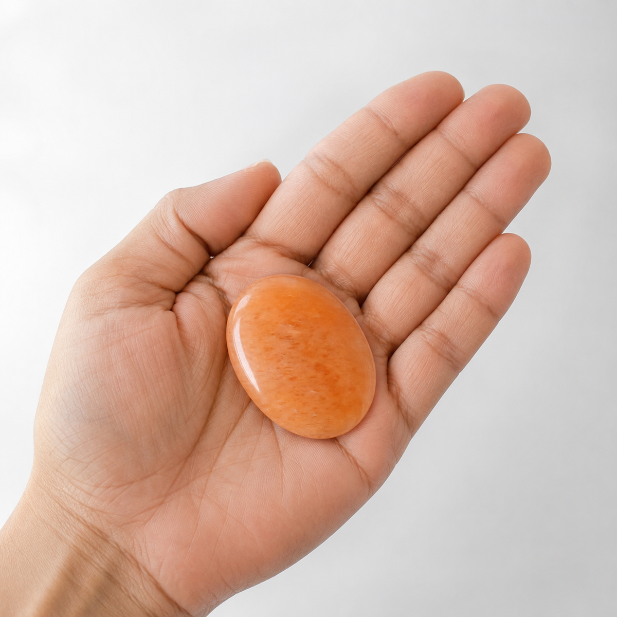 Orange Aventurine Pocket Stones (Longevity and Strength)