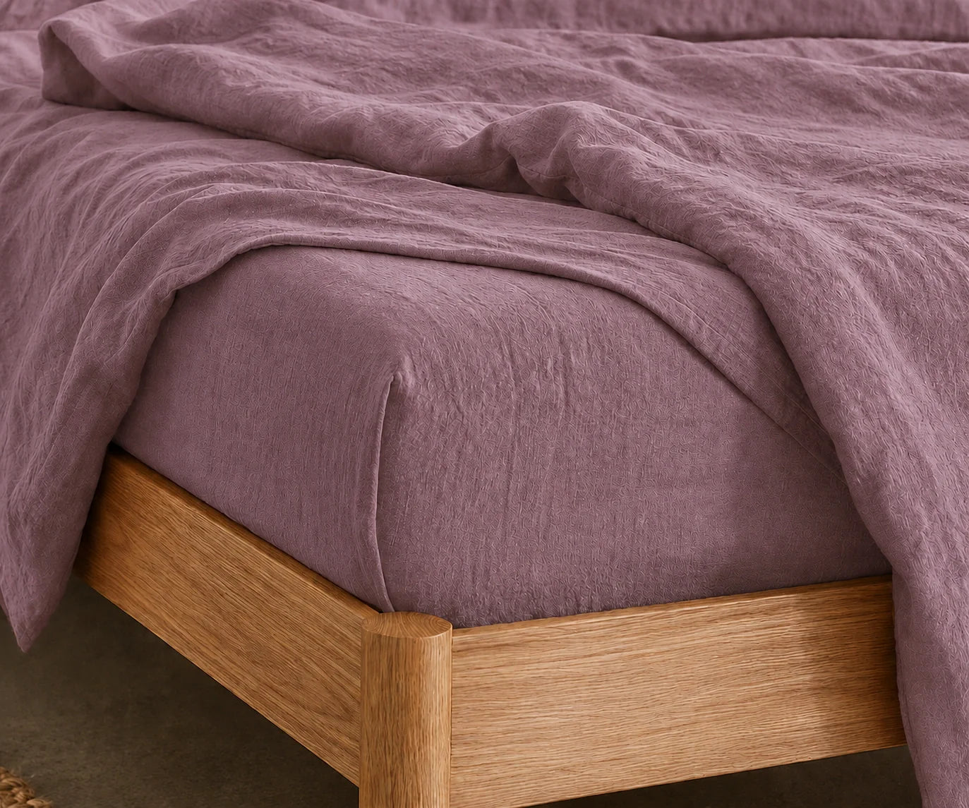Linen Sheet Set - Dusty Mauve
