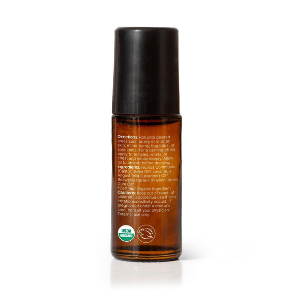 Organic Lavender & Frankincense Castor Body Oil Roll-On 30 mL