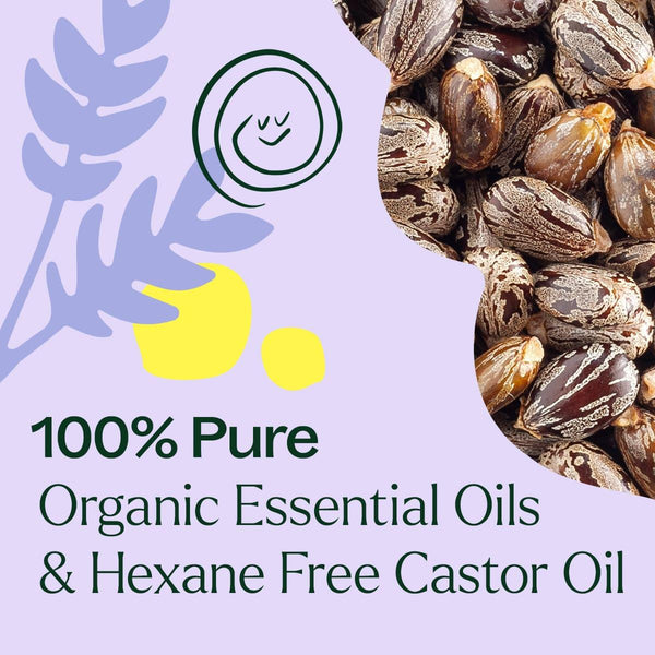 Organic Lavender & Frankincense Castor Body Oil Roll-On 30 mL