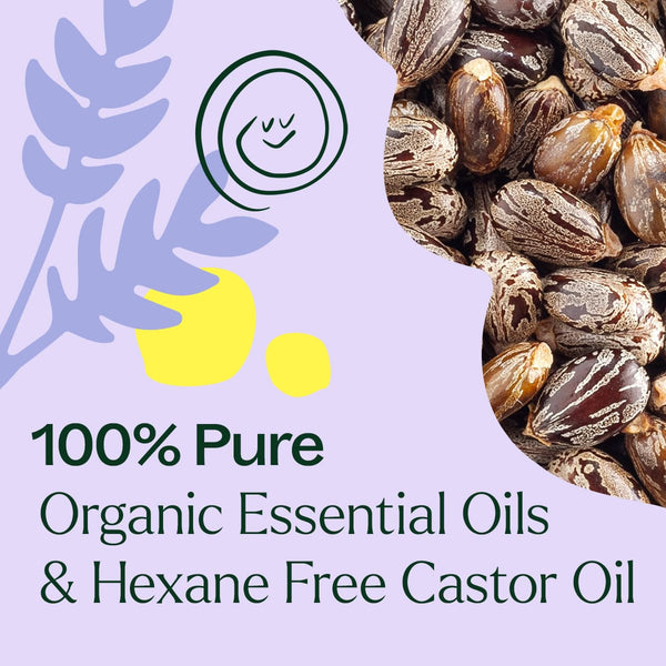 Organic Lavender & Frankincense Castor Body Oil Roll-On 30 mL