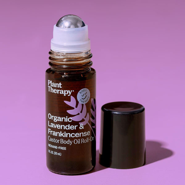 Organic Lavender & Frankincense Castor Body Oil Roll-On 30 mL