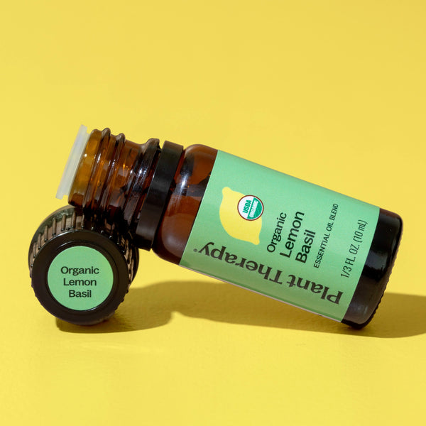 Organic Lemon Basil Essential Oil Blend