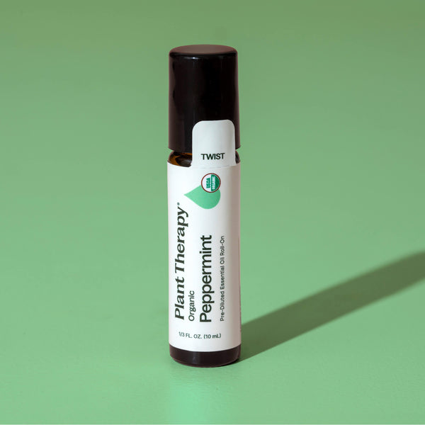 Organic Peppermint Essential Oil Pre-Diluted Roll-On