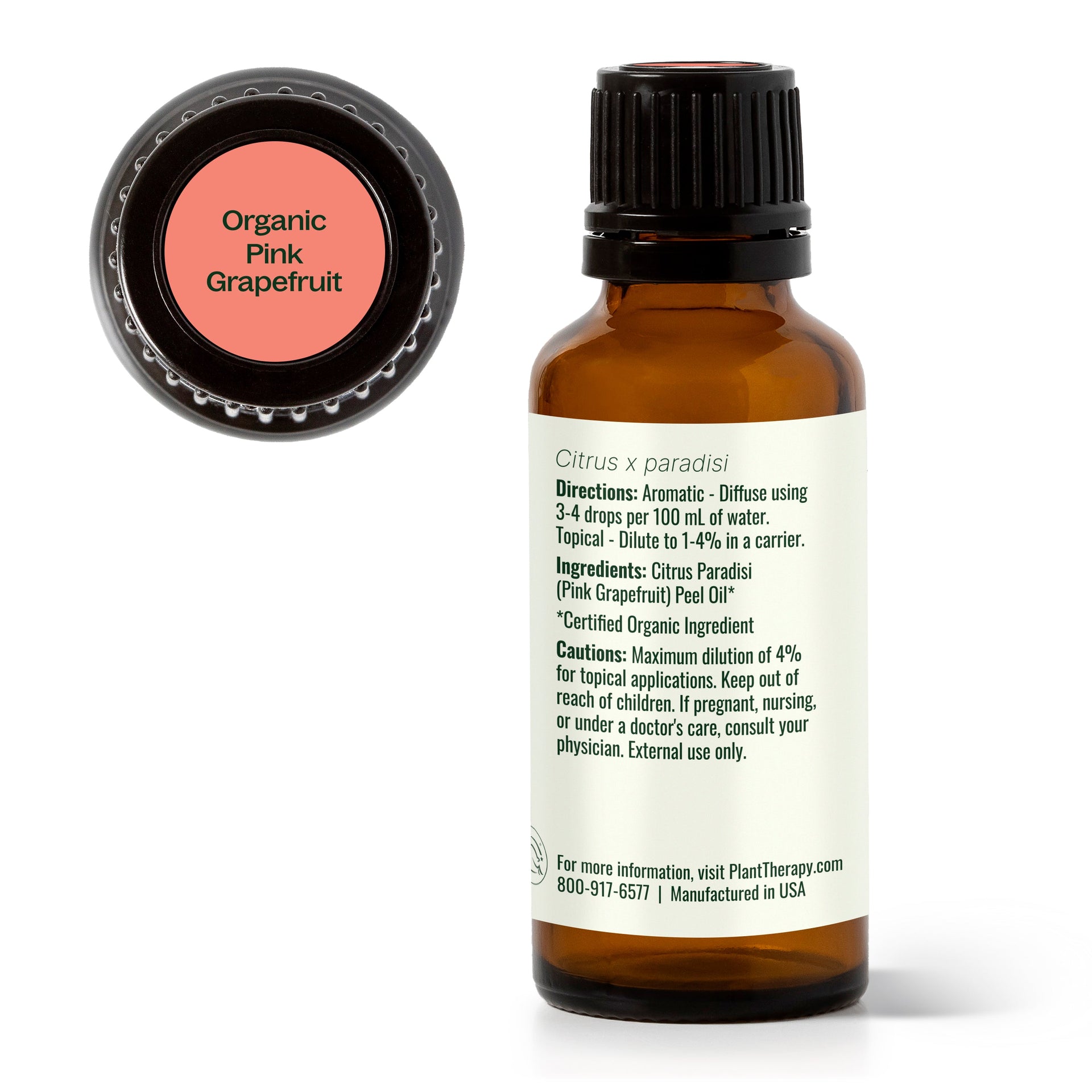 Organic Pink Grapefruit Essential Oil