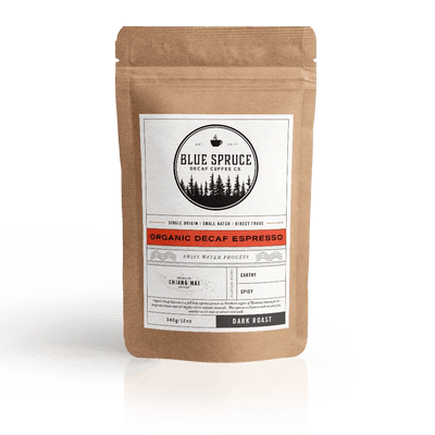 Organic Swiss Water Decaf Espresso - Dark Roast 12oz