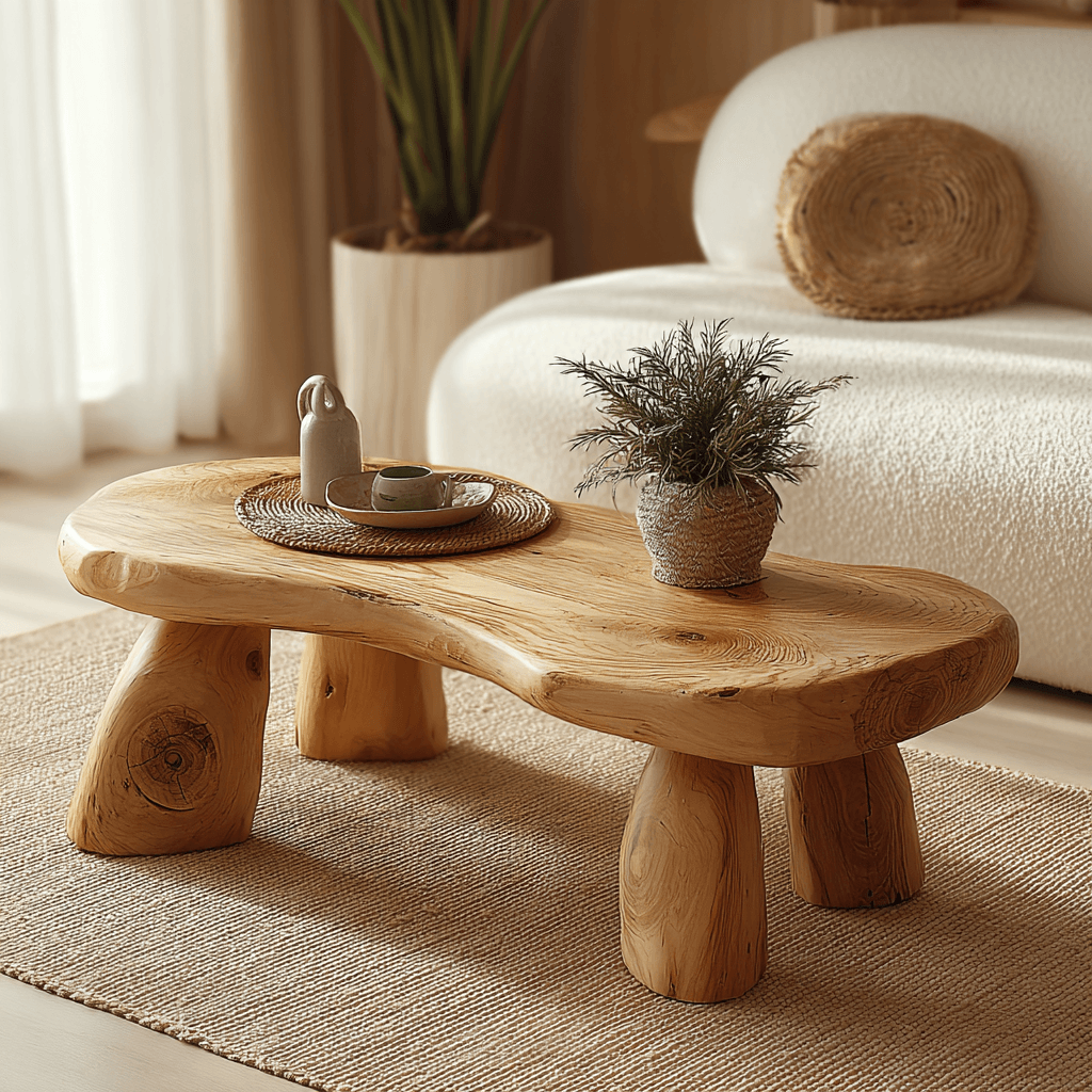 Orin Form Solid Wood Coffee Table