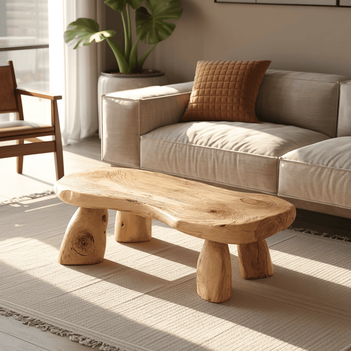 Orin Form Solid Wood Coffee Table