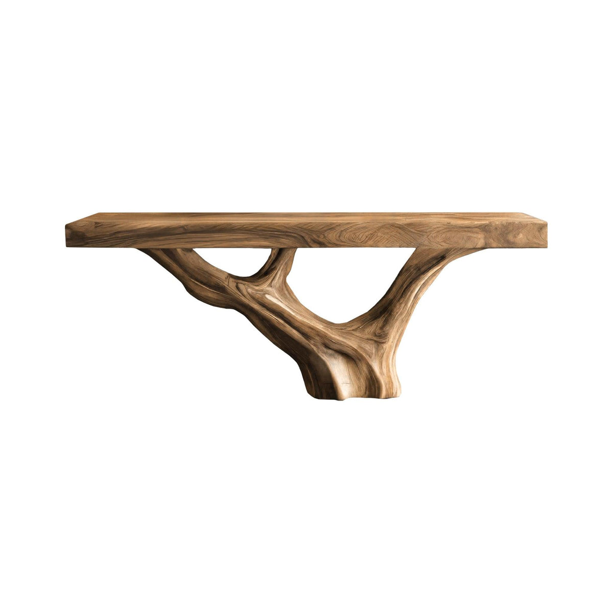 Orin Sculpted Solid Wood Console Table