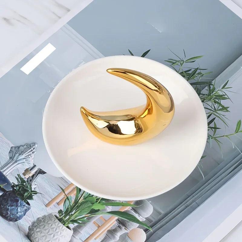 Ornament - Decorative Ceramic Golden Mini