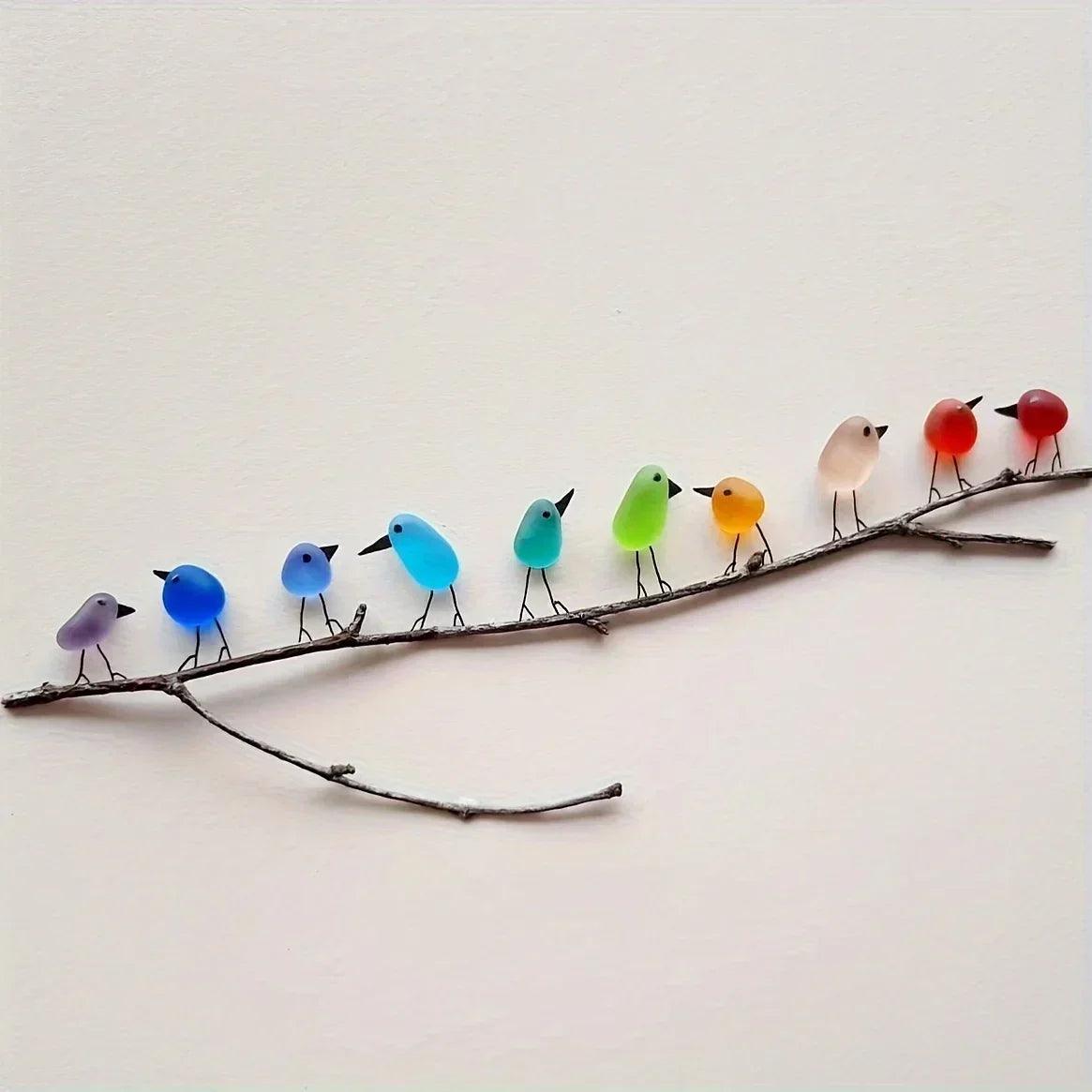 Ornament - Handmade Glass Rainbow