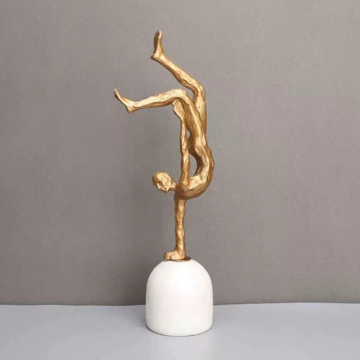 Ornament - Minimalist Black Cast Iron Marble Figure