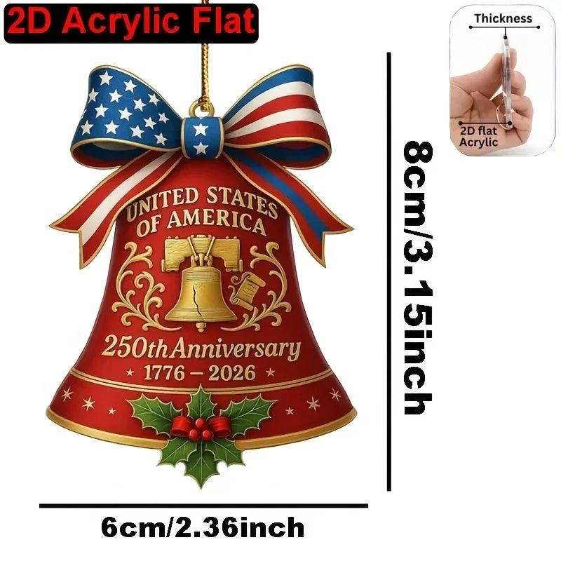 Ornament - Patriotic Acrylic 2D Flat