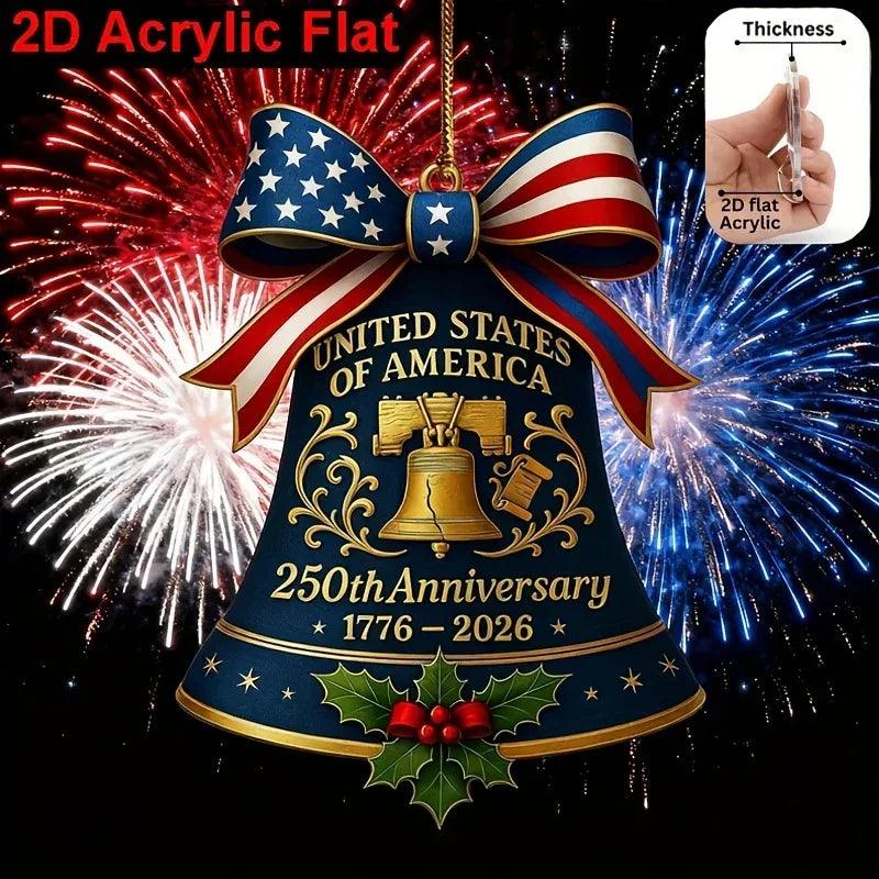 Ornament - Patriotic Acrylic 2D Flat