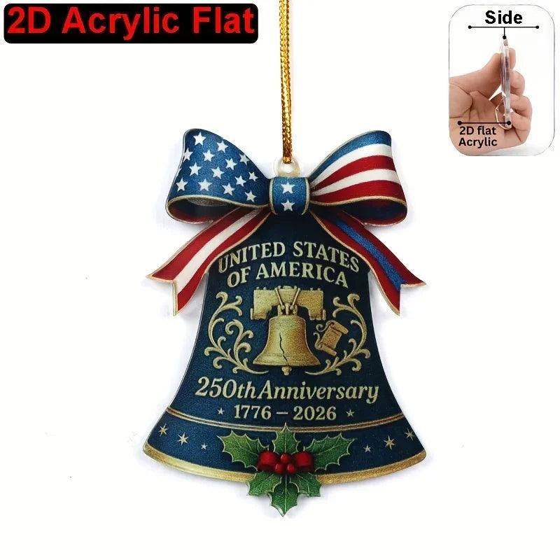 Ornament - Patriotic Acrylic 2D Flat