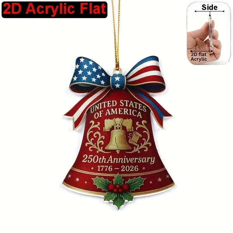 Ornament - Patriotic Acrylic 2D Flat