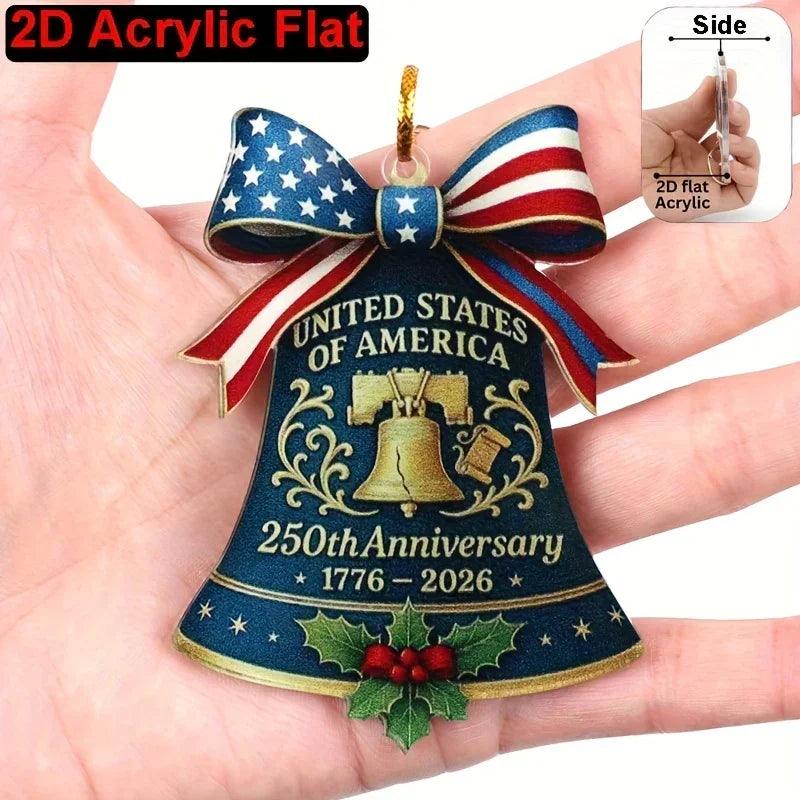 Ornament - Patriotic Acrylic 2D Flat