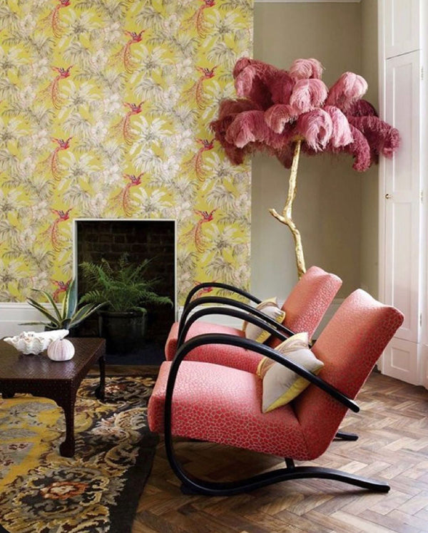 Ostrich Feather Floor Lamp