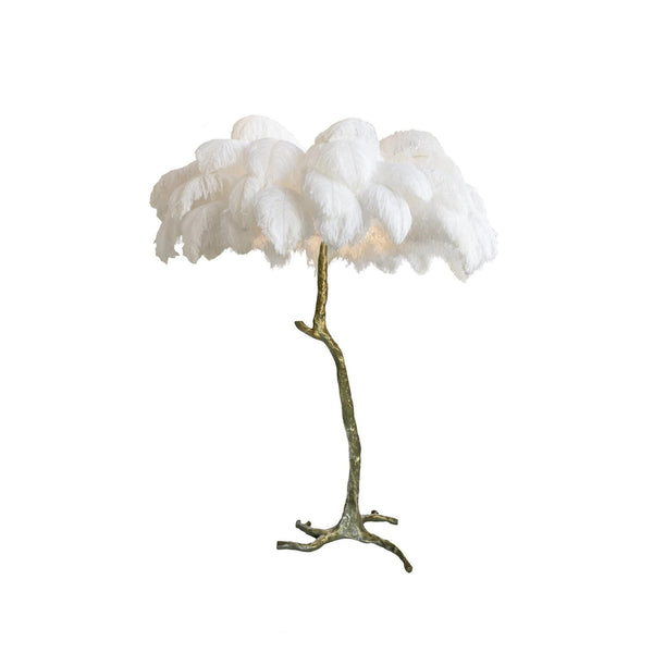 Ostrich Feather Floor Lamp