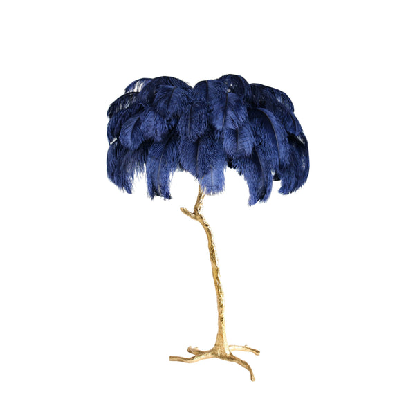 Ostrich Feather Floor Lamp