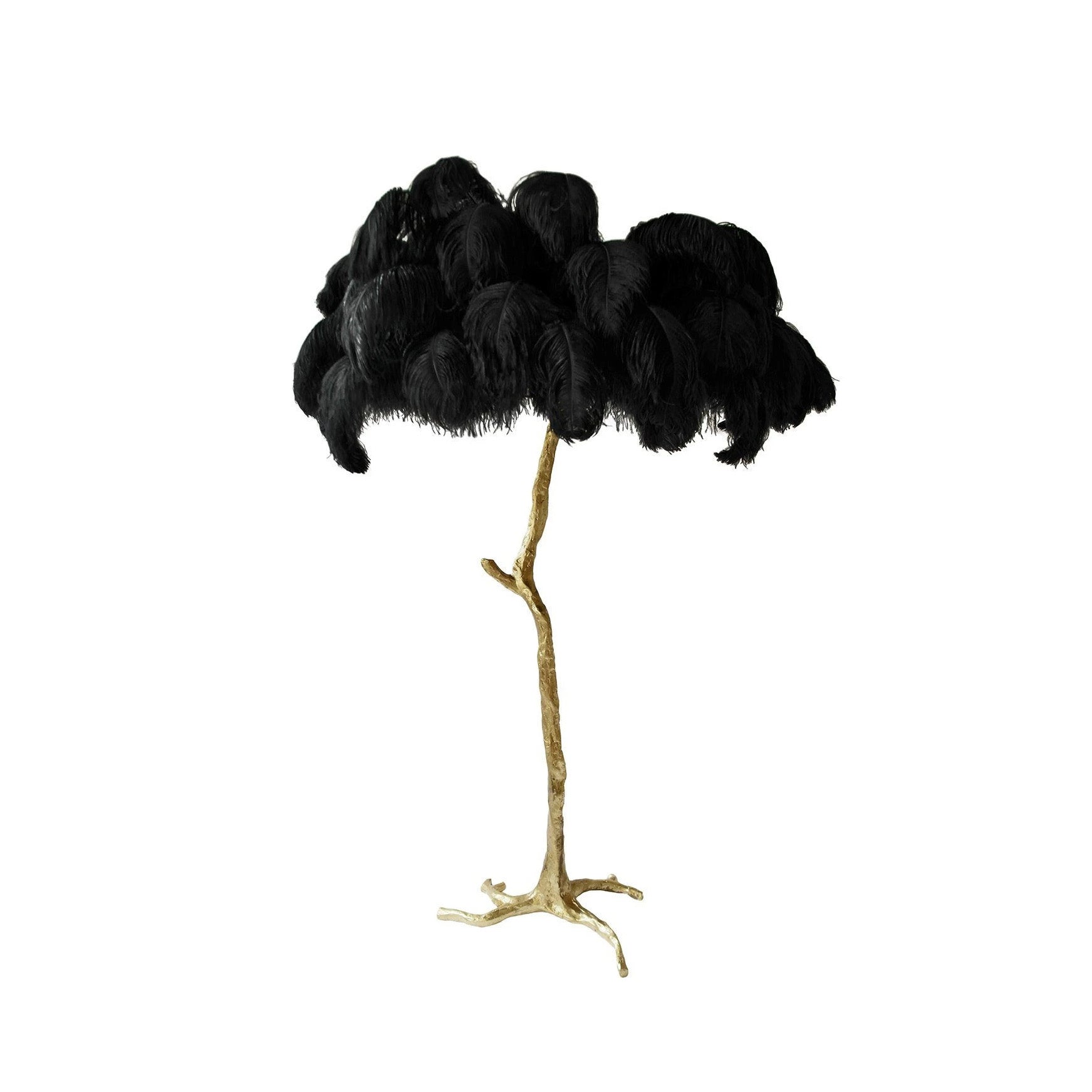 Ostrich Feather Floor Lamp