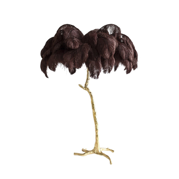 Ostrich Feather Floor Lamp