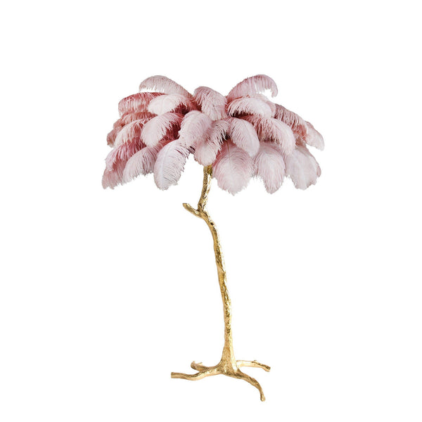 Ostrich Feather Floor Lamp