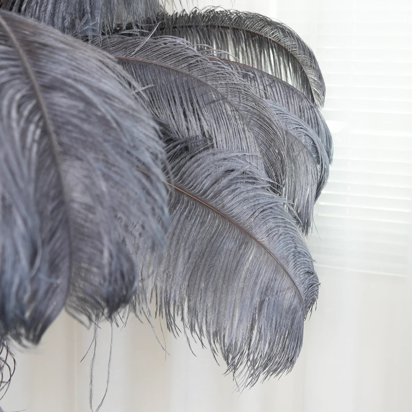 Ostrich Feather Floor Lamp