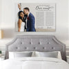 Our Vows Anniversary Gift For Her Or Him - 12x16" Canvas