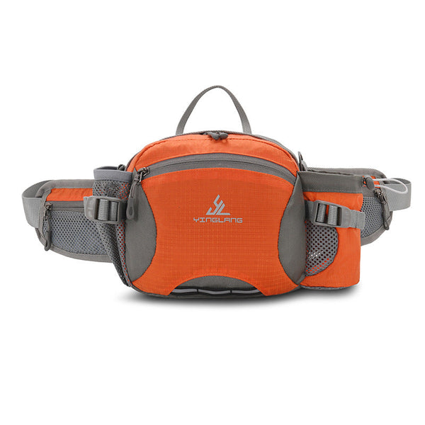Outdoor Waist Bag with Bottle Holder Cycling Fanny Pack Multifuction Running Bag