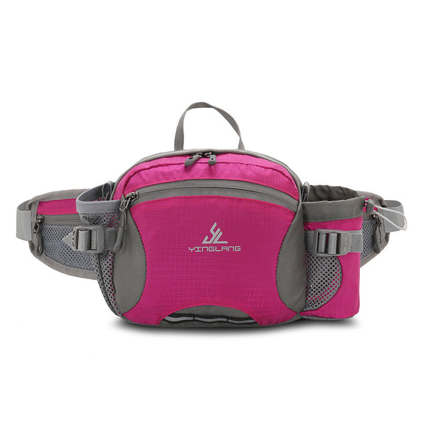 Outdoor Waist Bag with Bottle Holder Cycling Fanny Pack Multifuction Running Bag