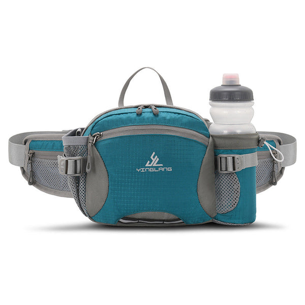 Outdoor Waist Bag with Bottle Holder Cycling Fanny Pack Multifuction Running Bag